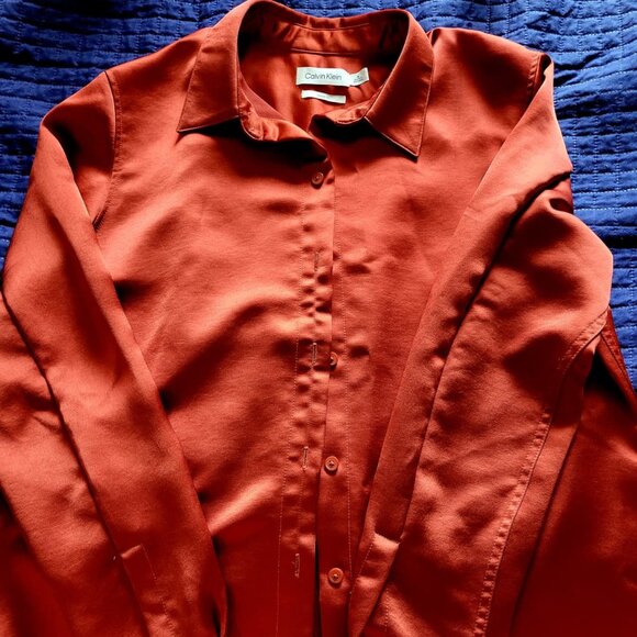 Calvin Klein 100% Polyester Shirt Men - Picture 1 of 1